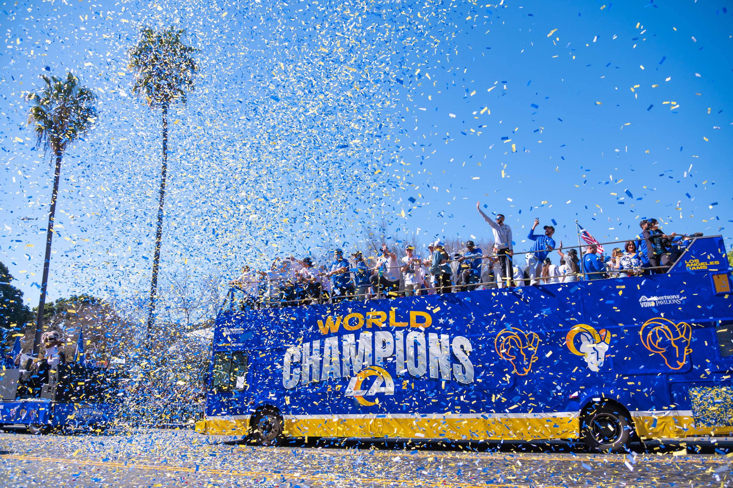 L.A. Rams Super Bowl championship parade and rally 