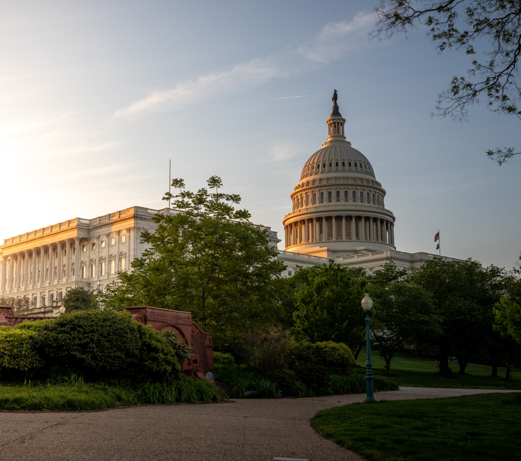 photo of Washington D.C. monument during sunset