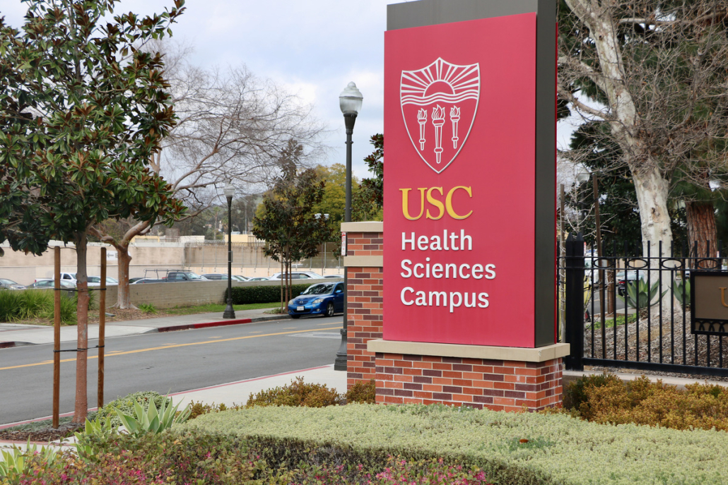 USC health sciences campus entrance