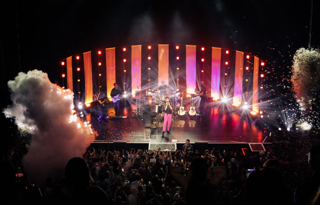 Stage at The Wiltern. 