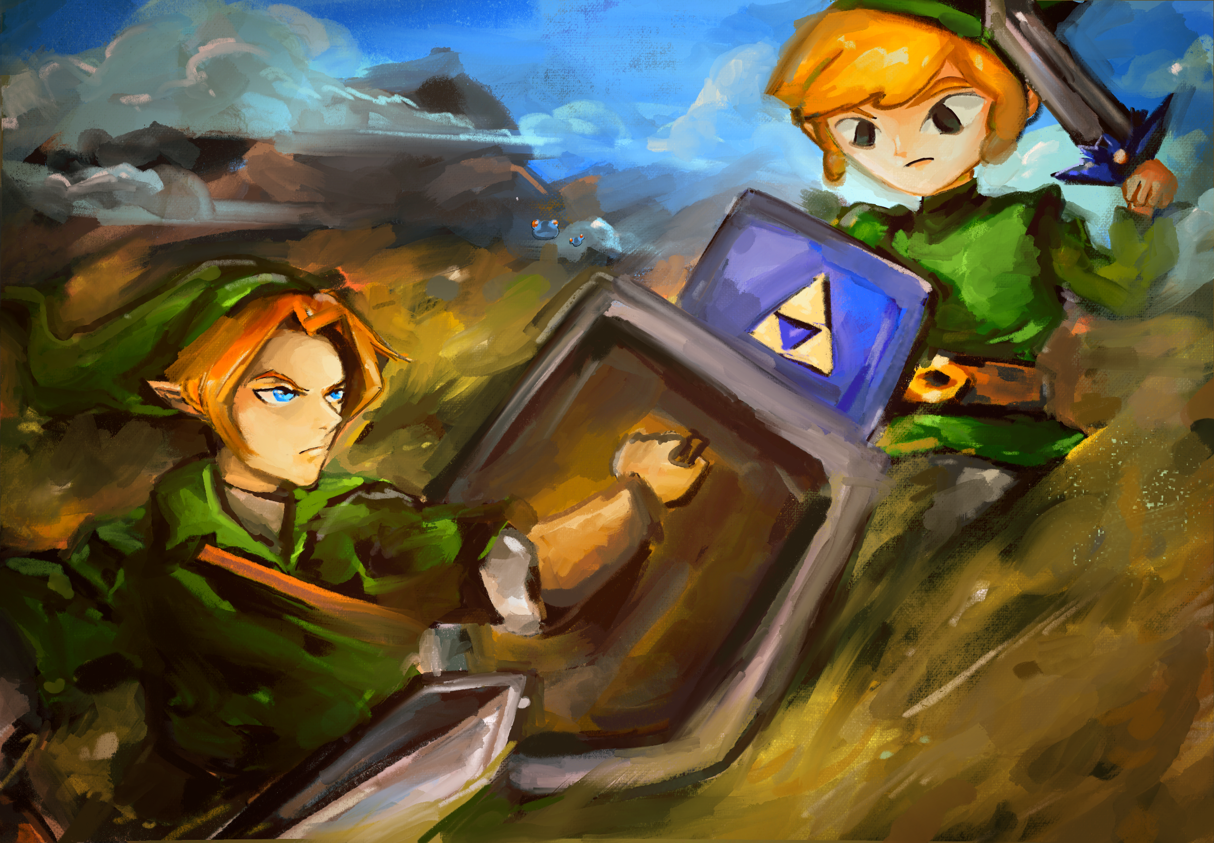 Zelda Link Transparent Background - Ocarina Of Time Link Concept