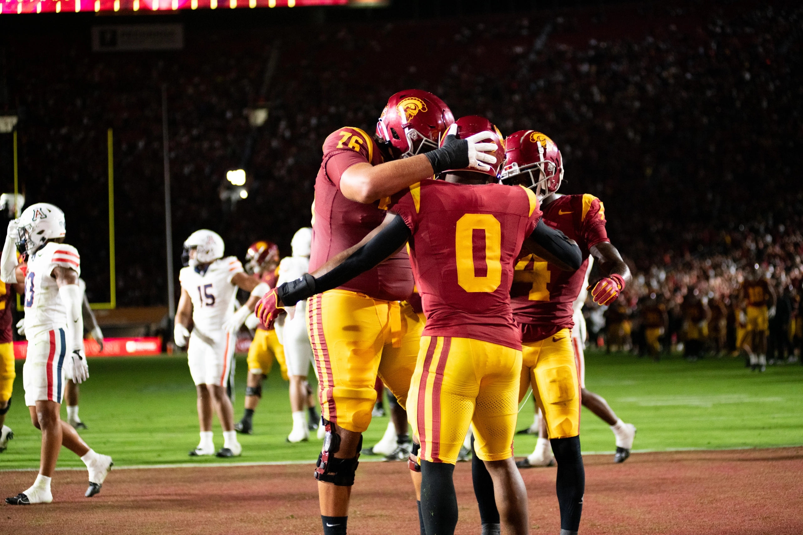 USC football defeats Arizona in tripleovertime thriller Daily Trojan