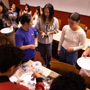 students make beaded jewlery