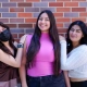 Samantha Jarquin, Natalia Lima and Kiana Amaya smile for the camera.