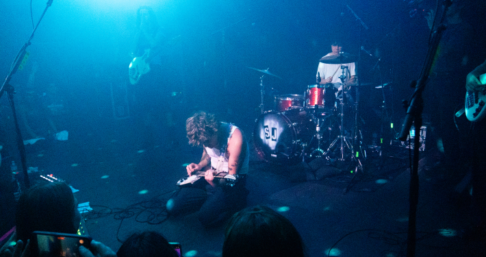 Spacey Jane performs at the Troubadour on Wednesday night.