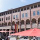 The outside of the Tutor Campus Center