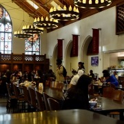 The interior of the Village Dining Hall.