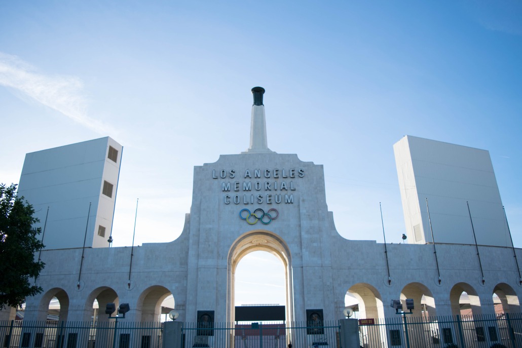 The Los Angeles Memorial Coliseum, where the main stage 2025 commencement will take place.