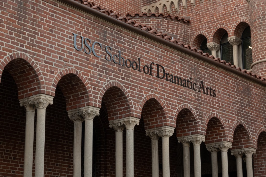 The Dramatic Arts Building's sign