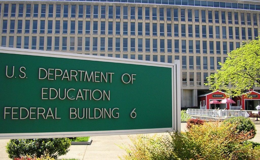 The Department of Education building.