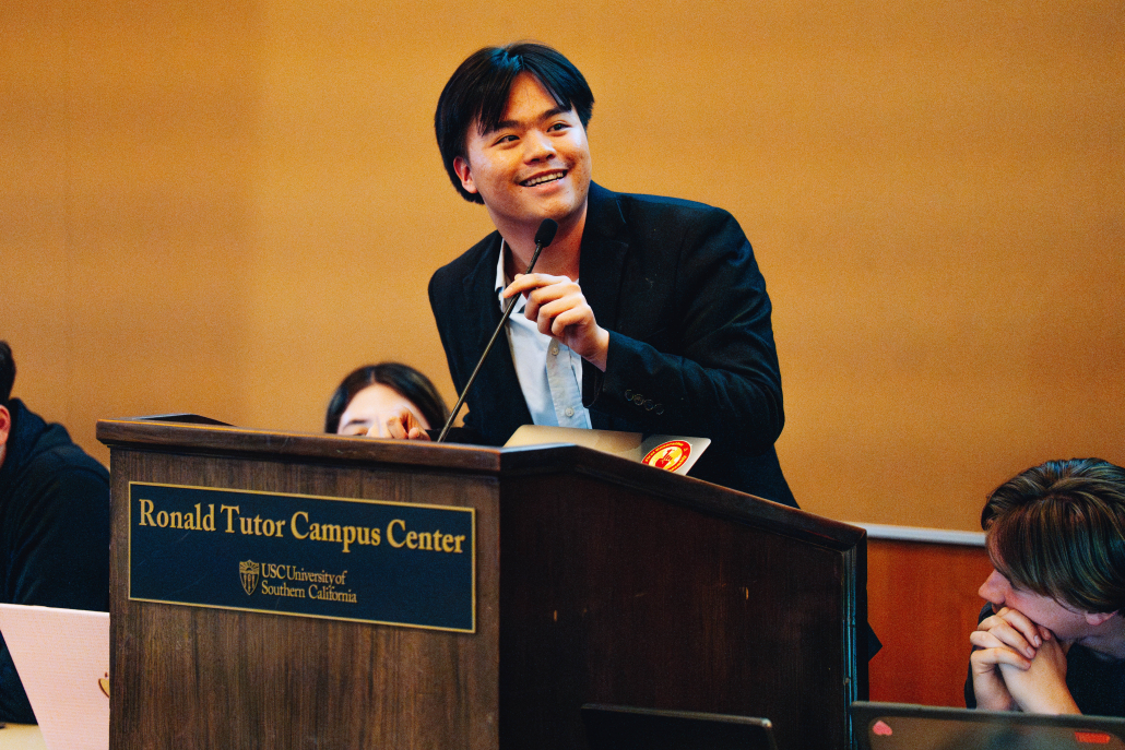 Senator Patrick Nguyen speaking