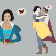 Snow White longing for love in the old-version, but now wishing to be single in the 2025 adaptation.