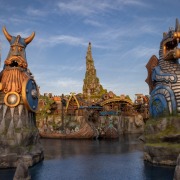 The Isle of Berk ride at Orlando's Epic Universe
