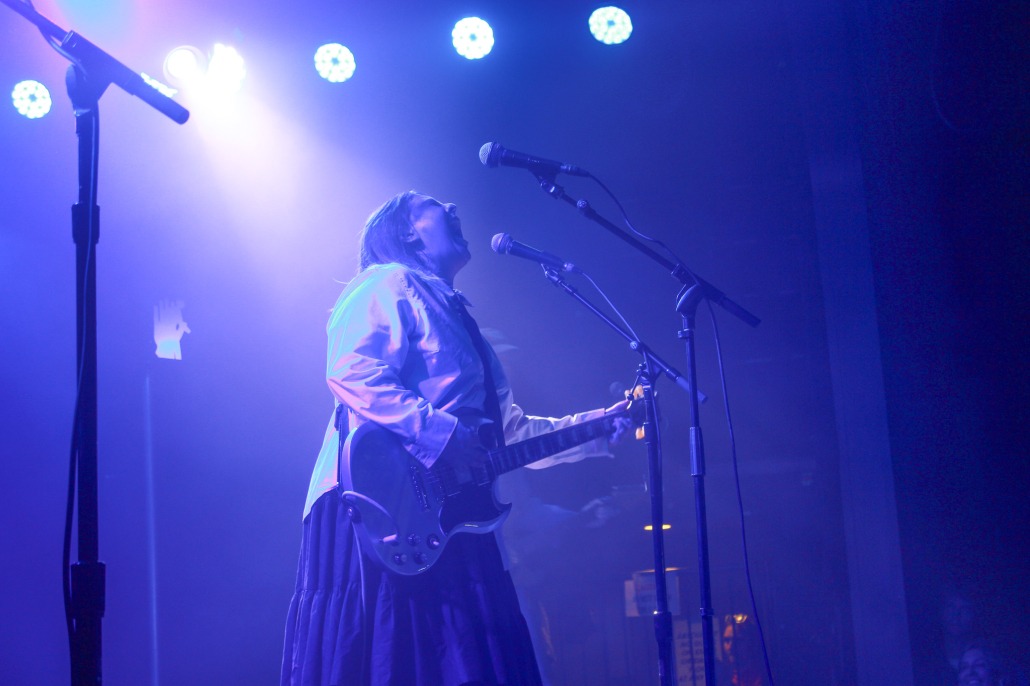 Annie DiRusso performing at the Teragram Ballroom