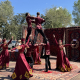 Armenian dancers take the stage by performing traditional dances while donning traditional clothing.
