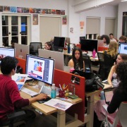 The Daily Trojan newsroom on May 1.