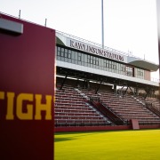 A photo of the recently finished Rawlinson Stadium.