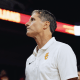 Men's basketball coach Eric Musselman after a 2024 contest.