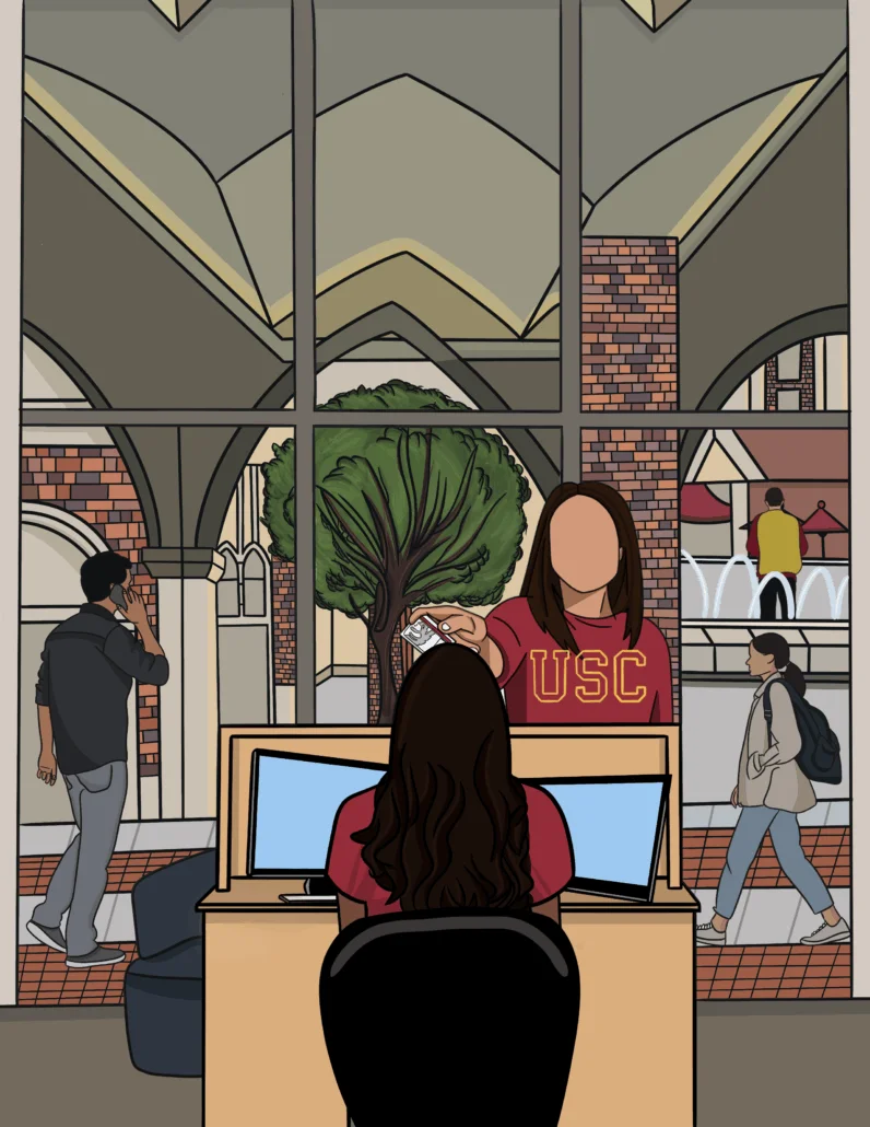 Protection and personality: a look into USC Village lobby security