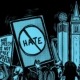Art of students protesting hate on campus