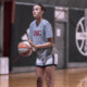 Jazzy Davidson shown practicing in high school