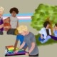 LGBTQ+ students gather to build community together.