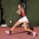Immi Haddad hits the ball