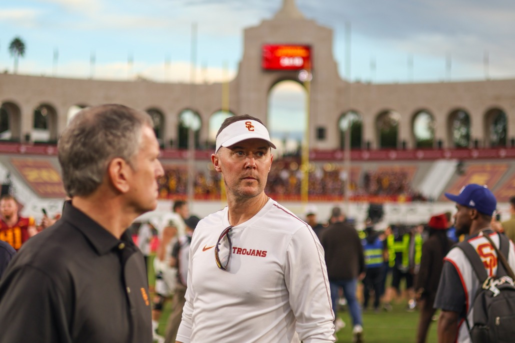 USC football Head Coach Lincoln Riley