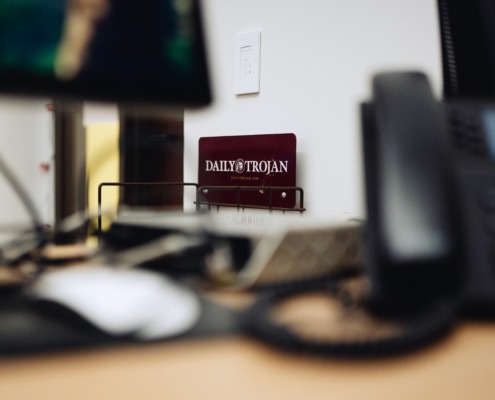Photograph of the Daily Trojan Newsroom