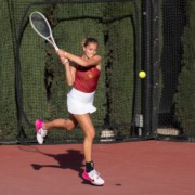 Immi Haddad hits the ball