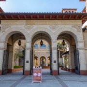 outside of building with arches