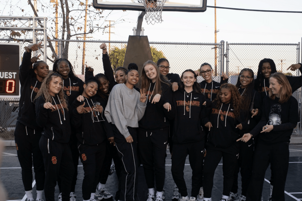USC women's basketball celebrates JuJu Watkins' shoe line debut