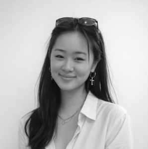 Soefae Chen's headshot in black and white.