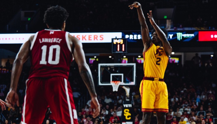 Ezra Ausar takes a shot.