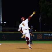 Adrian Lopez rounds the bases after hitting a home run