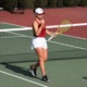 Senior Emma Charney celebrates