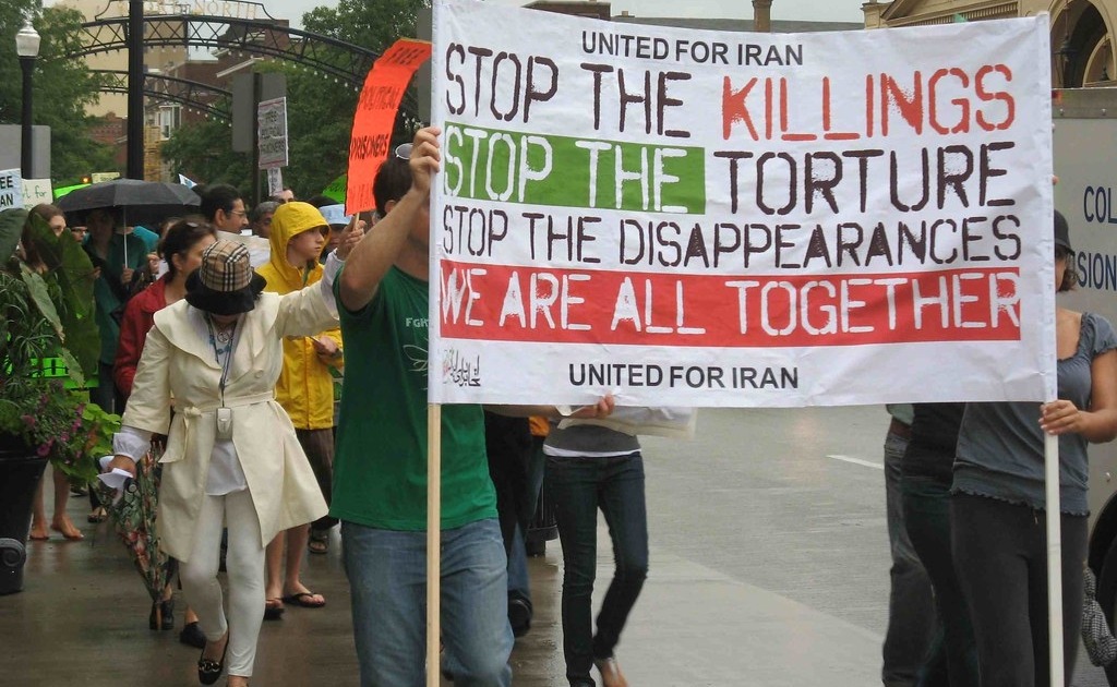 Rally in Columbus Ohio for Iranian democracy