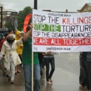 Rally in Columbus Ohio for Iranian democracy