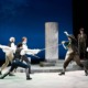 A sword fight between actors of "Twelfth Night."