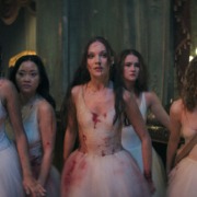 Avantika, Lana Condor, Maddie Ziegler, Millicent Simmonds, and Iris Apator as ballerinas in "Pretty Lethal"