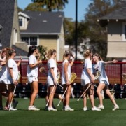 USC lacrosse team celebrates