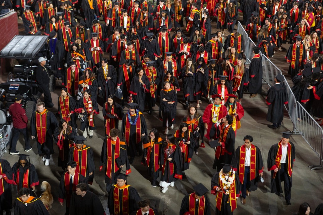 Students at their graduation ceremony