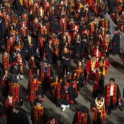 Students at their graduation ceremony