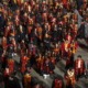 Students at their graduation ceremony