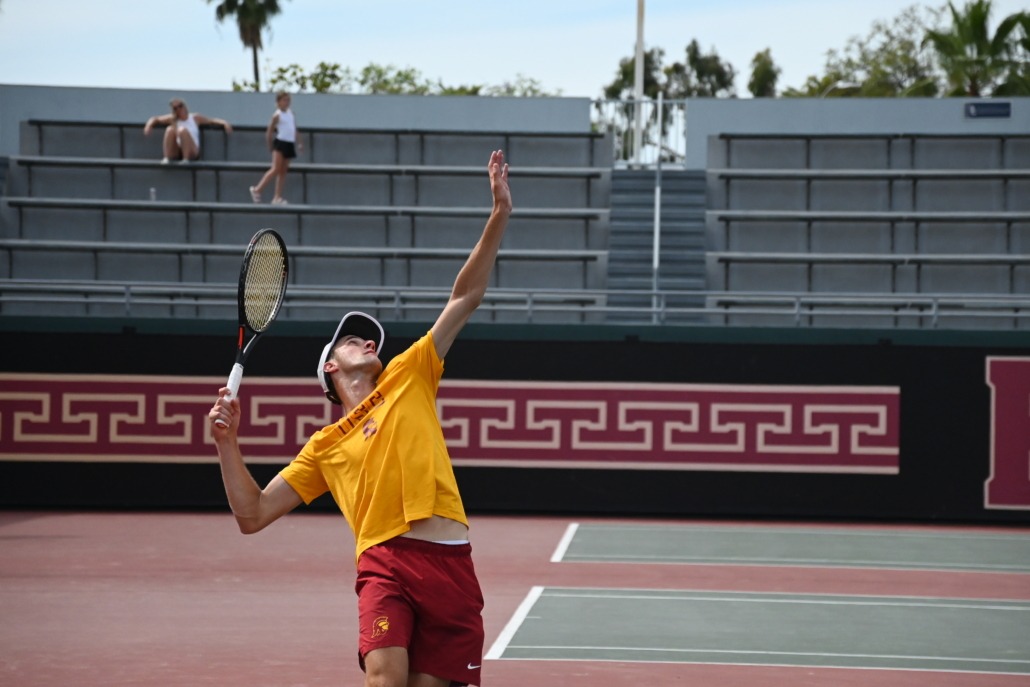 Branko Djuric serves