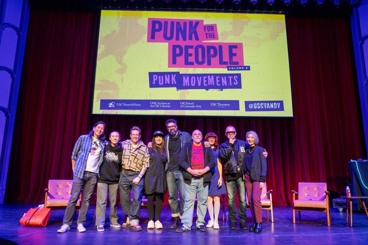 Photo of panelists at Punk for the People Event