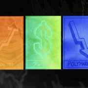 Drawing of different prediction market and betting apps, including Kalshi.