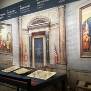 Freedom plane tour at USC Fisher Museum.