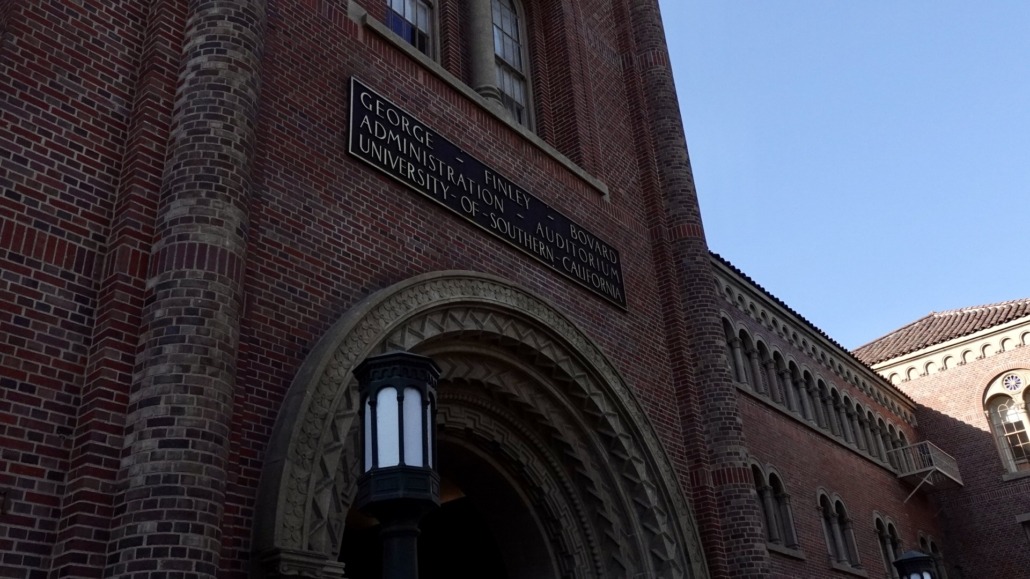 outside of bovard auditorium