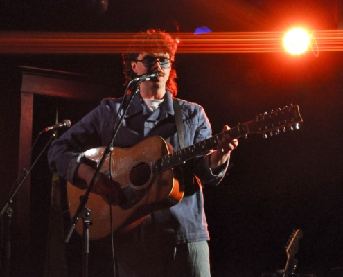 Musician Boy Golden performs at the Moroccan Lounge